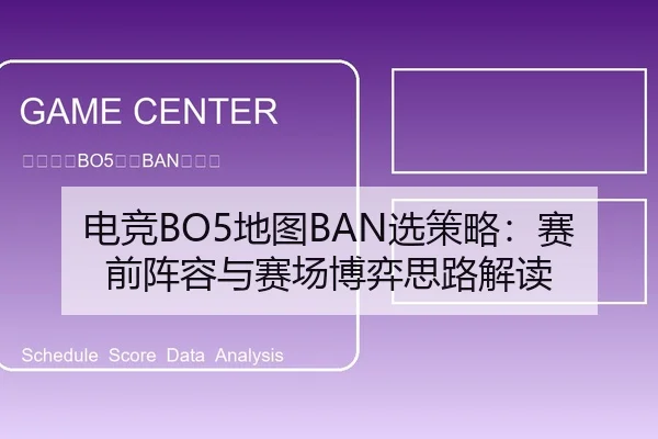 电竞BO5地图BAN选策略：赛前阵容与赛场博弈思路解读